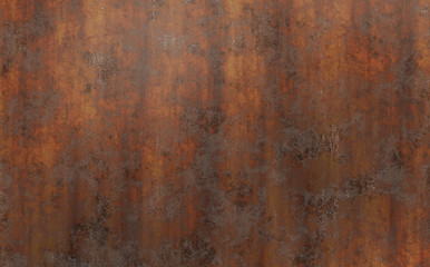 oxidized corroded rusty aged metal