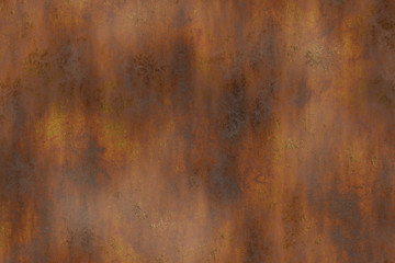 oxidized corroded rusty aged metal