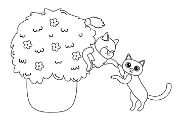 Cats cartoons design