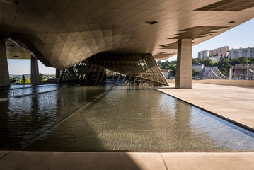 Exterior of the Confluence Museum, a science centre and anthropology museum which opened in 2014, Lyon, France