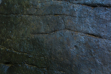 Background and blue marble. Bedrock Stone In the forest near the waterfall in phuket thailand