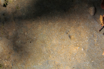 Background and black marble. Bedrock Stone In the forest near the waterfall in phuket thailand