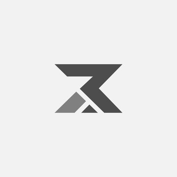 Abstract Type R Logo Design