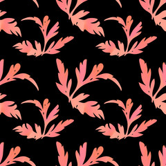 Leaves seamless pattern 1