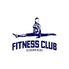 Beautiful fitness logo vector. Yoga Logo Template. Women Healthy Sexy body design vector.