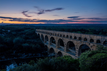 Fototapeta premium Dard river Roman Aqueduct Bridge