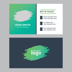 Corporate Colorful Business Card Design Template