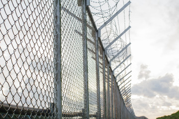 Background Net Wall ,wire mesh steel in Phuket Thailand