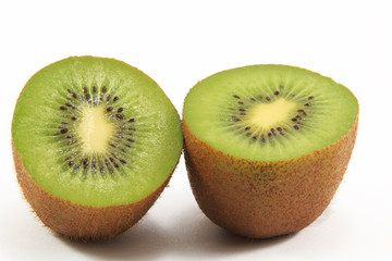 Fototapeta premium Kiwi fruit on white background.