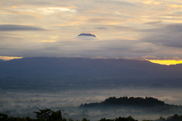 Sunrise Merapi Volcano Mountain Central Java Indonesia