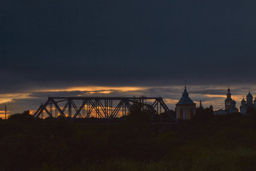 golden gate bridge at sunset