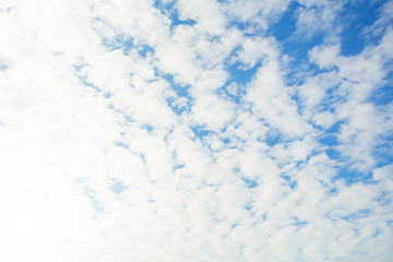 Background sky morning cloud ,Bright in Phuket Thailand