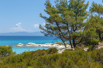 Fototapeta na wymiar Kavourotripes Beach, Chalkidiki, Greece