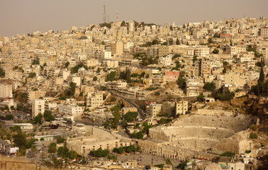 Stare miasto Amman Jordania © Ewa