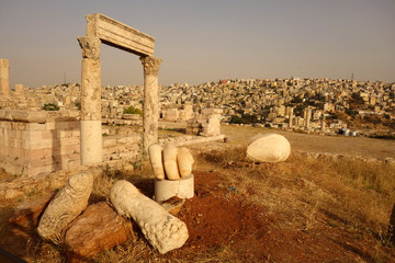 Cytadela w Ammanie Jordania © Ewa