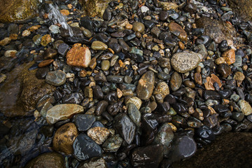 Background rock on ,Near Ton Kloi Waterfall at Ban Siam,Ranong,Thailand. Used in editing.Create a graphic, creative