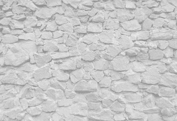   White old decorative stone wall texture background banner with clean space for your design.   