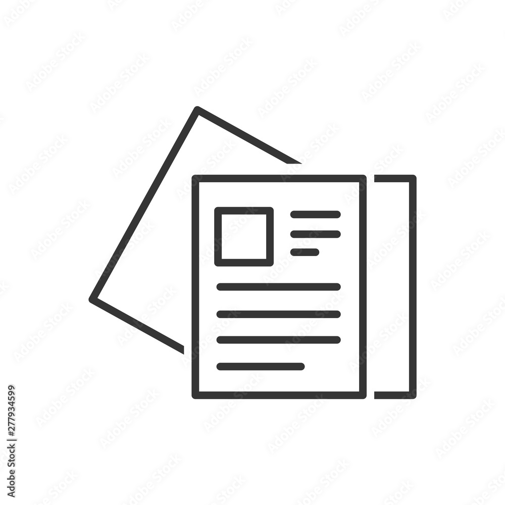 Poster document like auditing. scrutiny, annual verification, info. flat style quality sign or success prov