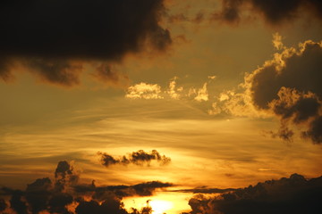 Brilliant Sunset with Clouds