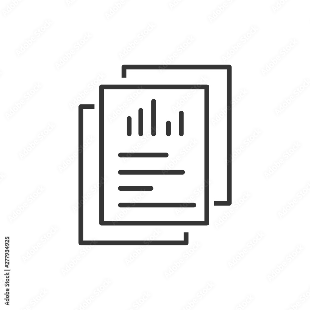 Poster document like auditing. scrutiny, annual verification, info. flat style quality sign or success prov