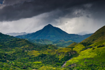 Fototapeta na wymiar paisaje colombiano