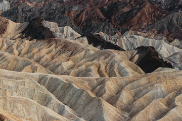 Zabriskie Point, Nevada, United States of America, Amargosa Range, Death Valley, Travel USA, Tourism, roadtrip, landscape, nature, outdoors