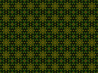 Seamless endless repeating multicolored bright ornament of different colors