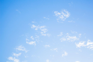 Background sky Cirrostratus 6,000 - 8,000 meters from the ground,Bright in Phuket Thailand.