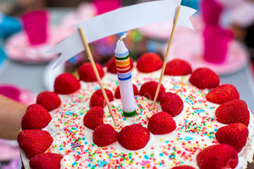 Kuchen - Erdbeer - Party - Feier - Geburtstag