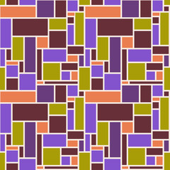 Vector seamless background multicolored rectangles