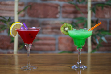 cocktail on a white background