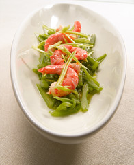 langostinos con verduras