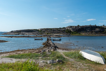 Fischerboote in Resö