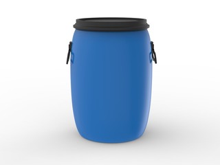 Blue water barrel
