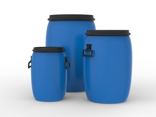 Blue water barrel