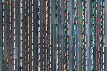 Train Yard Collage, Atlanta, Georgia