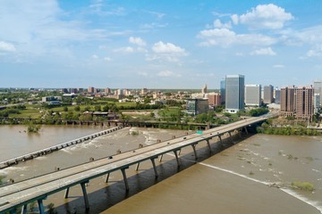 Richmond Virginia Skyline - James River