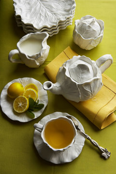 Tea Service with Lemons