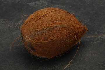 Ripe tasty Coconut with milk