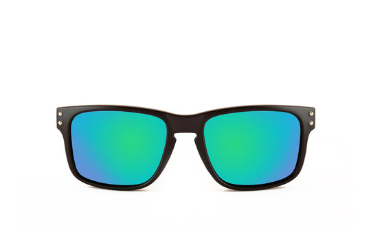 Sunglasses, front view isolated on white background
