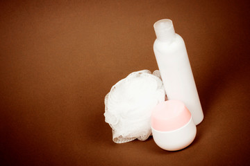 shower gel bath sponge