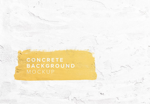 Concrete Wall Mockup