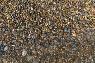 Abstract background with stones. Pebbles, coast. Abstract background with stones.