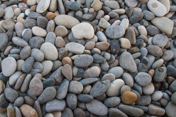 Abstract background with stones. Pebbles, coast. Abstract background with stones.