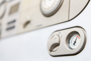 Combi boiler pressure gauge into the red.  High pressure fault