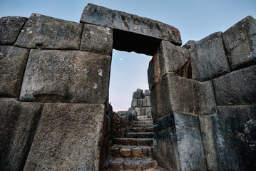 Sacsayhuaman, Inca ruins in Cusco,  Secret Valey, Cuzco Peru © alekosa