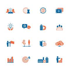 Business icon set