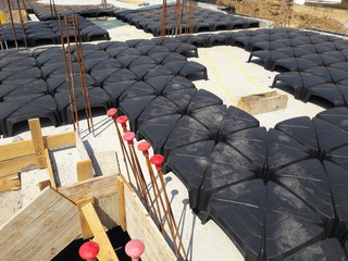 Cantiere edile - vespaio areato