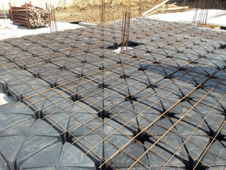Cantiere edile - vespaio areato