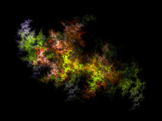 surreal futuristic digital 3d design art abstract background fractal illustration for meditation and decoration wallpaper